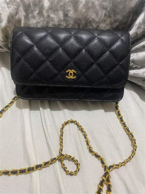 chanel wallet on chain red or black|preloved Chanel wallet on chain.